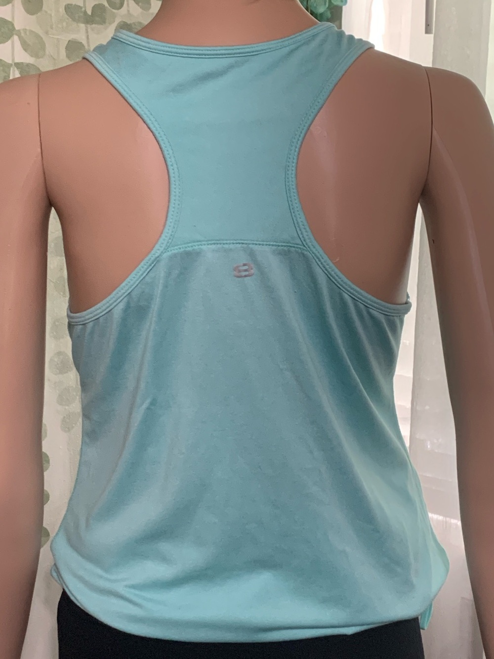 FREE w/purchase Layer 8 Light Aqua Racerback Drawstring Tank - Picture 5 of 9